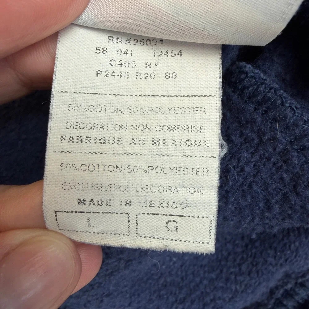 Vintage Champion Special Olympics Navy Blue Sweatpants Large Made in‎ Mexico Y2K